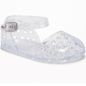 old navy jelly sandals size 6-12 months